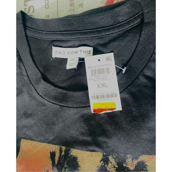 And now this t-shirt auto graphics for men,   Size XXL, color : Black  Short sle - Picture 5 of 5